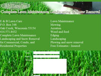 E & B Lawncare